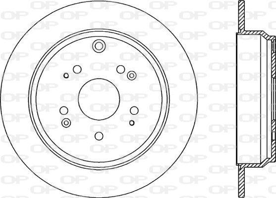 OPEN PARTS Тормозной диск BDR2343.10